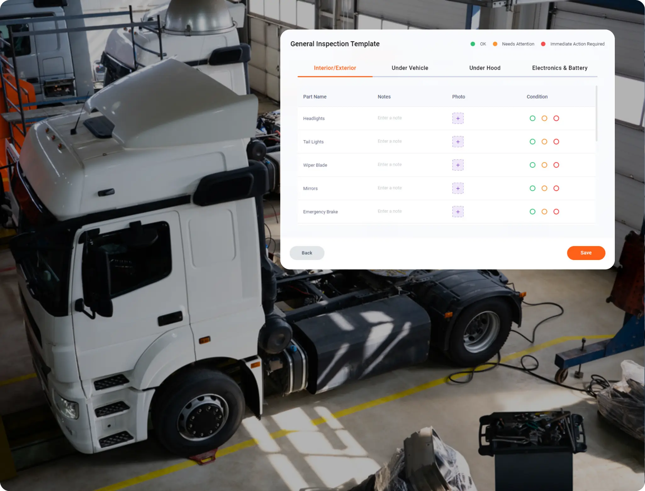 Get nore done semi-truck repair software