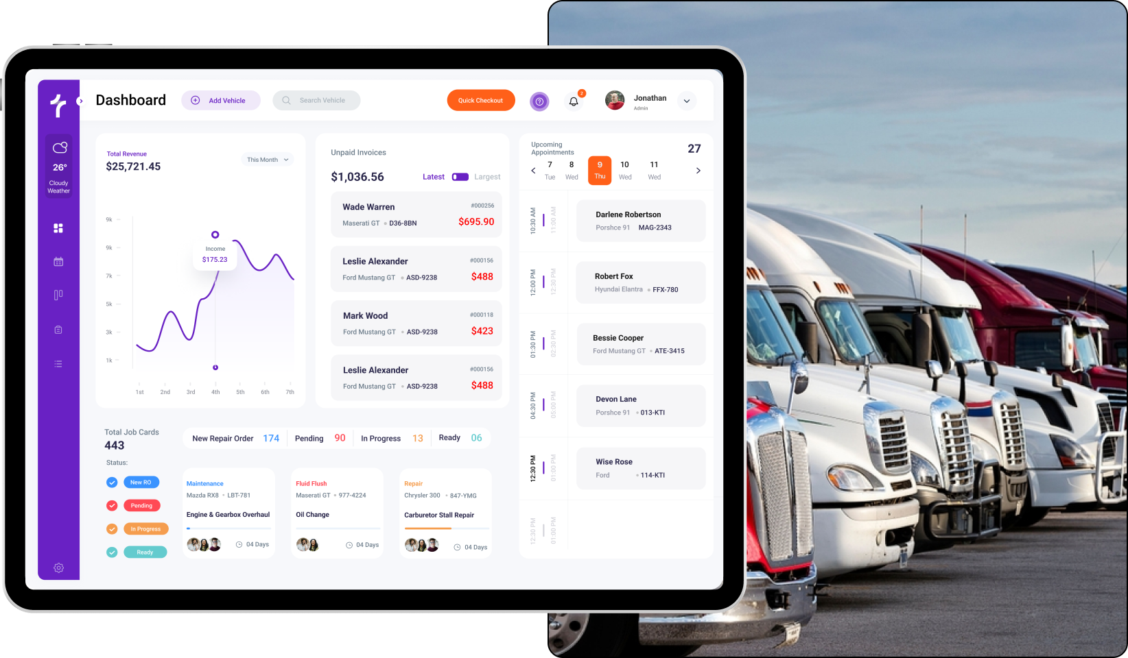 Hero Image Combined Truck Repair Software