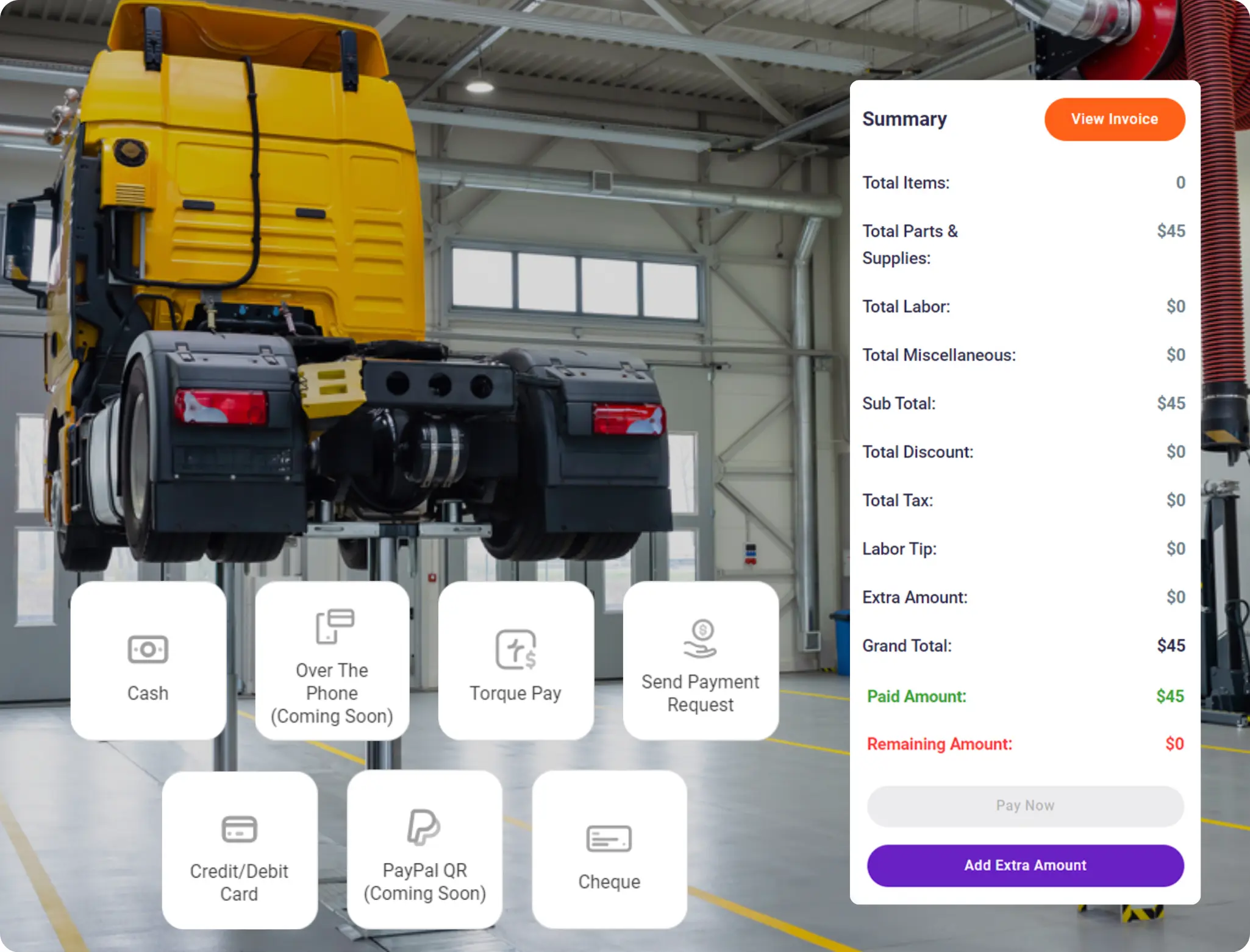 Reduce Hassle truck shops software