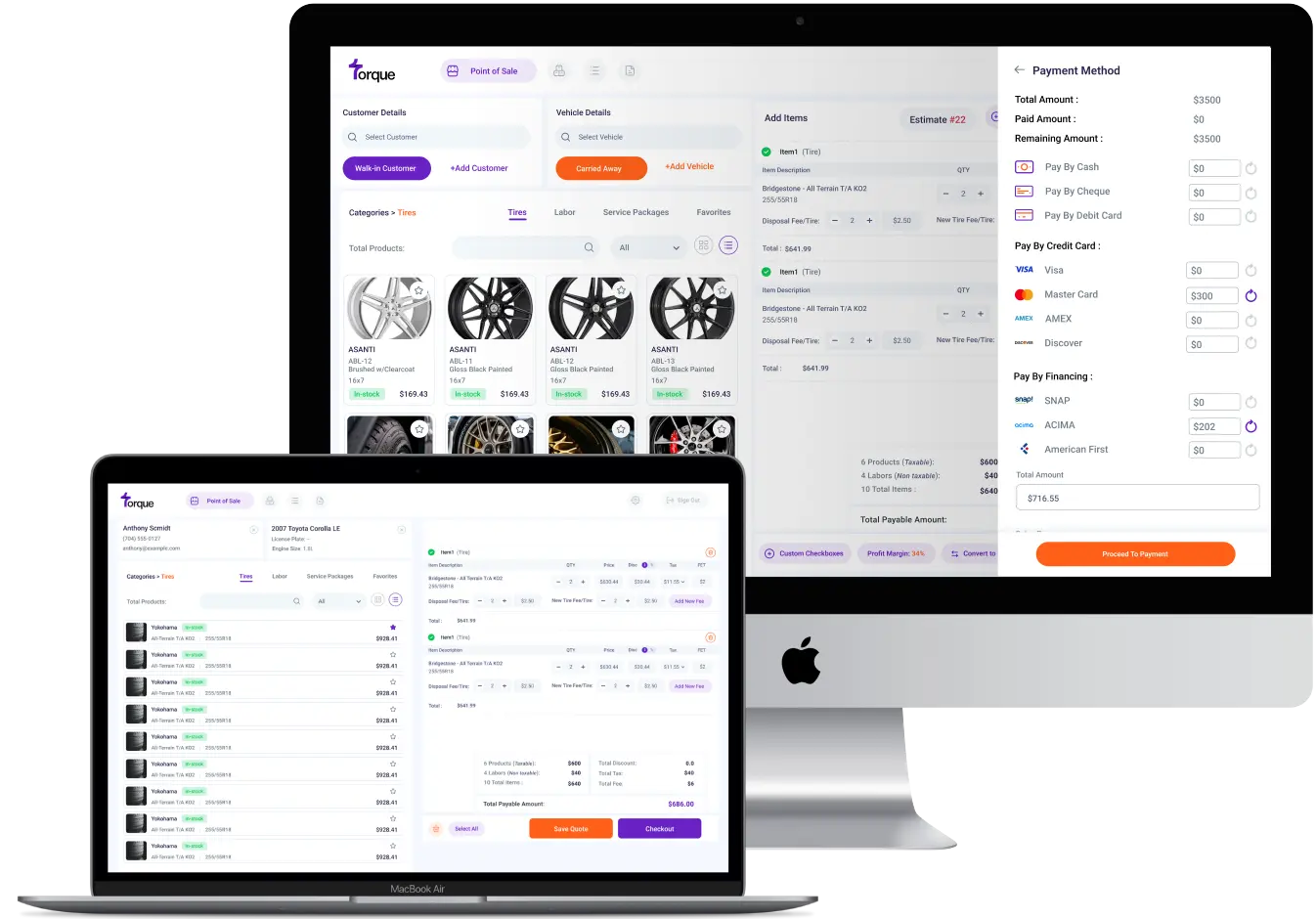 tire and wheel pos software