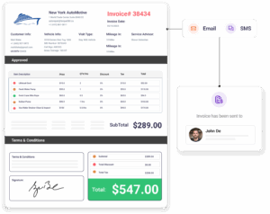 Invoicing Software Marine repair invoicing software simplifies finding invoices, offers easy payment options, and integrates with QuickBooks for efficient financing