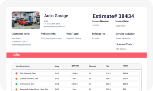 auto repair invoicing software